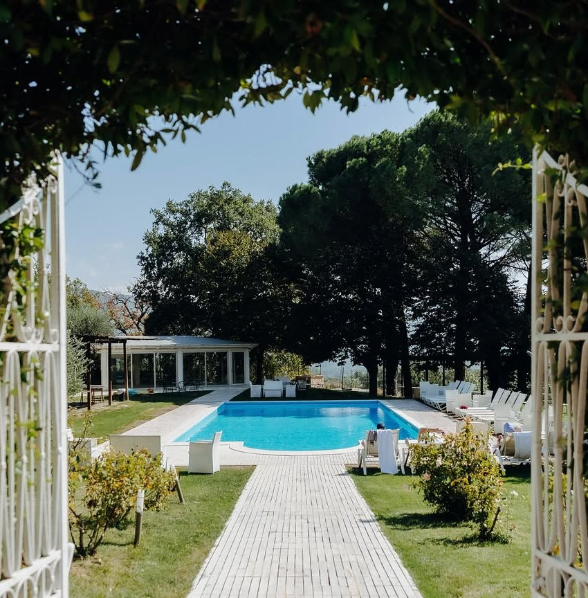 Unwind in the breathtaking oasis of castello di montignano s pool