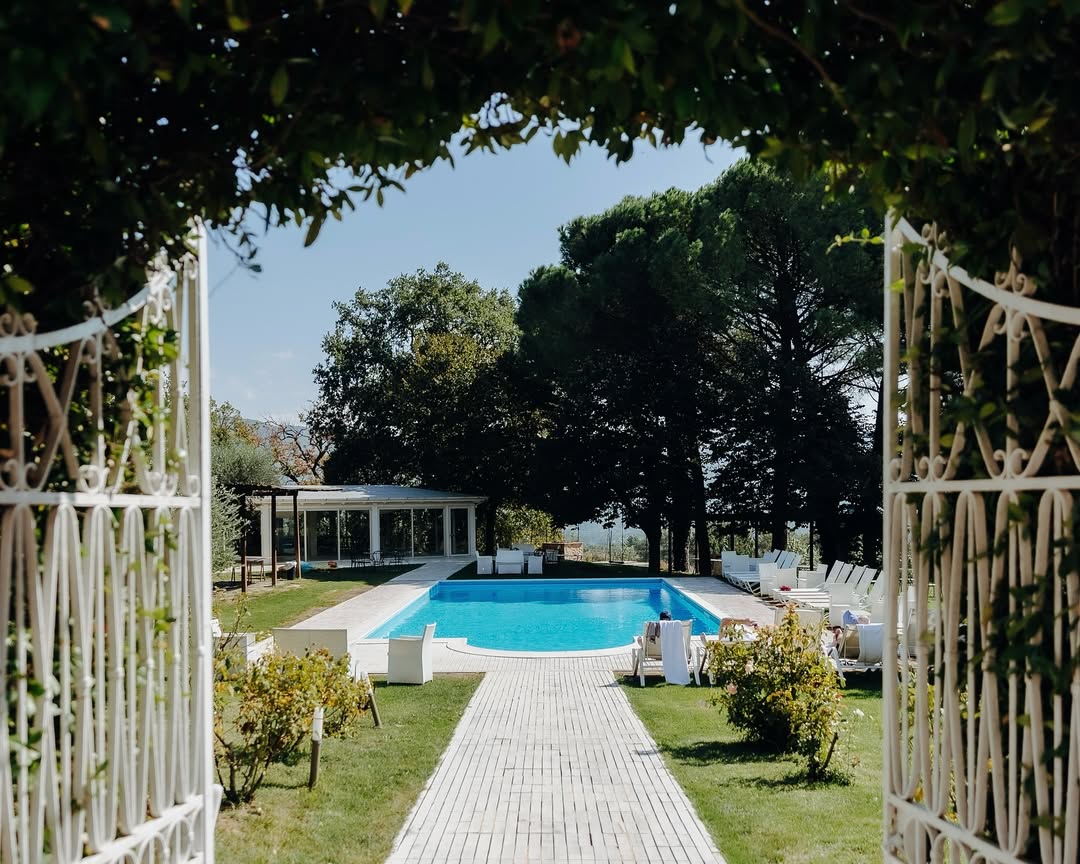 Unwind in the breathtaking oasis of castello di montignano s pool